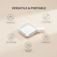 thumbnail image 4 of Dip Bowls, Ceramic Soy Sauce Dish, White Dipping Sauce Bowls Small Dishes Serving for Tomato Sauce, Soy, BBQ Party Supplies, 4 of 10