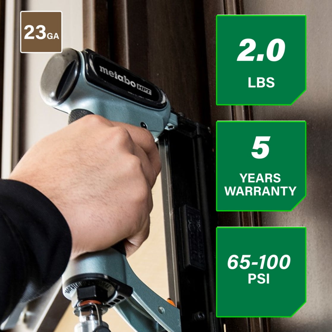 Metabo HPT Pneumatic 23-Ga Pin Nailer, 5/8-In, NP35A