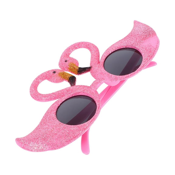 KAKOWELY 1Set Hawaiian Themed Eyeglasses Flamingo Shaped Sunglasses For Birthday Parties And More