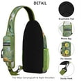 thumbnail image 4 of Sac à Bandoulière Tournesol Rustique Jaune, Léger et Durable avec Sangle Réglable, Multiples Compartiments pour Voyage, Promenades en Ville, Gym, 4 of 6