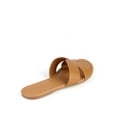 thumbnail image 3 of ShoeLala Women's Slide Sandal in Cognac, 3 of 3