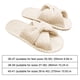thumbnail image 3 of Las mujeres se deslizan en zapatillas cómodas casa arco bandas cruzadas diapositivas zapatillas antideslizantes DQrwqpou  Tenis De Mujer Tenis De Hombre, 3 of 8