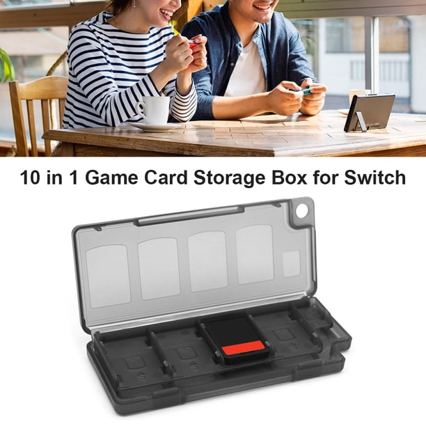 Caja de almacenamiento portátil 10 en 1 para tarjetas de memoria de juegos para Nintendo Switch Universal Accesorios Electrónicos