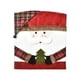thumbnail image 2 of Funda para silla Dibujos animados navideños Asiento lindo Decoración de año nuevo para el hogar (Papá Noel), 2 of 2