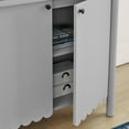 thumbnail image 4 of Emmeline Sideboard Cabinet in Light Gray, 4 of 9