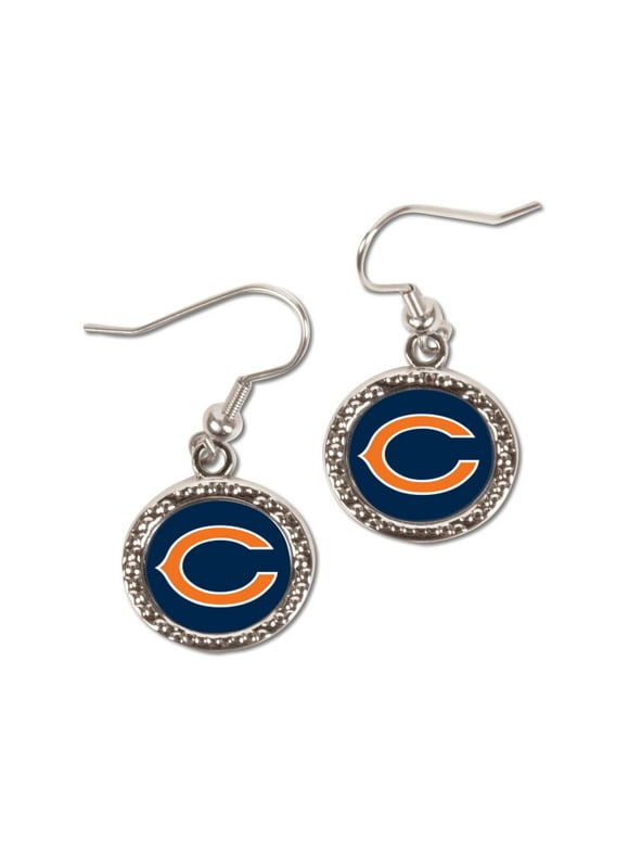 Women's WinCraft Chicago Bears Round Dangle Earrings