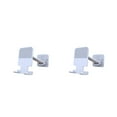 thumbnail image 3 of crativent Phone Holder Wall Self Adhesive Adjustable Cellphone Stand Organizer 90 Degree Rotation Retractable Rack Bathroom White 2Set, 3 of 6