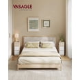 thumbnail image 2 of Set de mesitas de noche VASAGLE Narrow con 2 cajones en color beige y blanco, 2 of 7