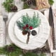 thumbnail image 4 of ¡Rebajas de Liquidación!, Juego de anillos para servilletas de Navidad con ramas artificiales y frutos rojos para decoración de mesas festivas y cenas Akmoler, 4 of 6