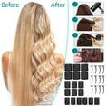 thumbnail image 4 of Hair Rollers for Blowout Look Long Hair, Rollers Hair Curlers 30 Pcs Self Grip Hair Rollers Set with 18Pcs Hair Rollers 3 Sizes and 12 Pcs Hair Clips, Comb and Storage Bag for Hair Volume, 4 of 6