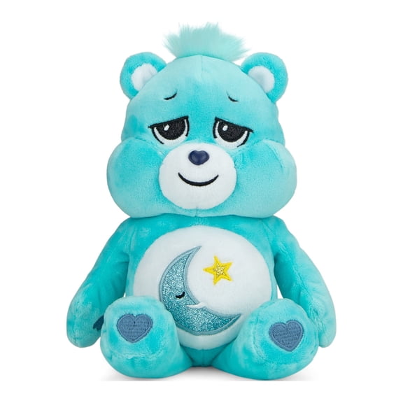 NEW 2023 Care Bears 9 Inch Plush - Bedtime Bear with Glitter Belly Badge - Soft Huggable Material!
