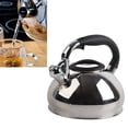 thumbnail image 3 of Whistling Kettle, Tea Kettle, Whistling Tea Kettle Fast Heating Large Capacity 304 Stainless Steel Whistling Kettle With Ergonomic Handle For, 3 of 8