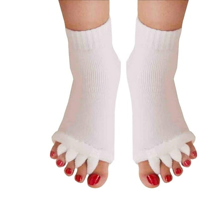 Cozy and Soft Toe and Foot Alignment Socks (1 Pair)