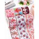 thumbnail image 3 of Cintas para el día de Navidad, flores de sandía, grogrén/cinta de satén impresa para manualidades, lazo de decoración, 10 yardas, 76361, 3 of 4