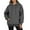 Dark Gray, variant on Womens Hoodie Lightweight Hoodie Women Men's Casual Pullover Hoodie Long Sleeve Comfortable Winter Warm Lined Sweatshirt With Drawstring Pocket For Daily Wear Blue - XXXL