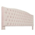 thumbnail image 4 of Elle Decor Celeste King Size Headboard Blush Pink Velvet, 4 of 5