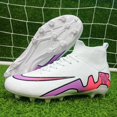 thumbnail image 3 of Botas de fútbol profesionales AG para hombre, zapatillas deportivas ultraligeras antideslizantes para entrenamiento al aire libre, de alta calidad, 3 of 5