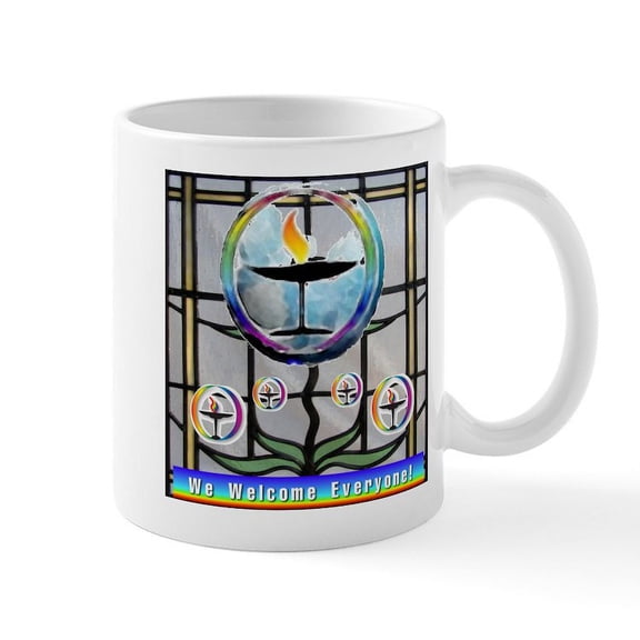 CafePress - Unitarian 5 Mug - 11 oz Ceramic Mug - Novelty Coffee Tea Cup