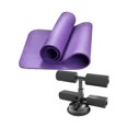 thumbnail image 3 of Sit up Assist Bar Abdominal Trainer Adjustable Muscle Training Multifunction Full Body Training Fitness Equipment Portable Situp Foot Holder Black with Mat, 3 of 10
