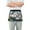 Carp with Louts Flower, variant on Goat Sheep on Grass Server Apron with 3 Pockets Waterproof Waitress Waist Short Apron for Man Woman 12 Inches