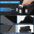 thumbnail image 5 of 12000+ Trading Card Storage Box for Commander Display, Card Deck Box Cardboard with 48 Card Dividers, Labels & Tapes, Trading Card Collection Box Fit for YuGiOh, TCG, PTCG, MTG and Sport Cards, 5 of 7