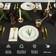 thumbnail image 3 of Ktaxon 400 Piece Gold Plastic Dinnerware Set for 50 Guests, Elegant Disposable Plates, 50 Straws, 100 Plates, 50 Cups, 150 Goldware, 50 Napkins for Party Wedding Anniversary, 3 of 9