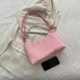 thumbnail image 1 of Bolsa Elegante de mano para axila, de mano informal de cuero con perlas, de hombro con cremallera sólida Tmvgtek Para Estrenar, 1 of 9