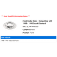 thumbnail image 2 of Front Brake Rotor - Compatible with 1988 - 1995 Suzuki Samurai 1989 1990 1991 1992 1993 1994, 2 of 2