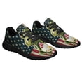 thumbnail image 6 of Frog American flag Shoes Sneakers Black Size 12, 6 of 7