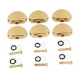 thumbnail image 2 of Folk Guitar Tuning Peg Handle, Decorative 6Pcs Fashionable Simple Installation Stable Guitar Tuning Key Button  for Replacement Black,Gold, 2 of 7