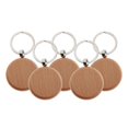 thumbnail image 1 of Llavero de madera en blanco de 20 piezas, llavero de grabado redondo personalizado, llaveros de madera Diy, etiquetas para llaves que pueden grabar regalos Diy ShuxiuWang 8390613587978, 1 of 1