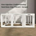 thumbnail image 6 of Clear Acrylic Dog Playpen, No-Tool Easy Assembly, Transparent Pet Fence for Small to Medium Dogs, Cats, Rabbits - Indoor Safety Enclosure with 8 to 10 Adjustable Panels, 6 of 13