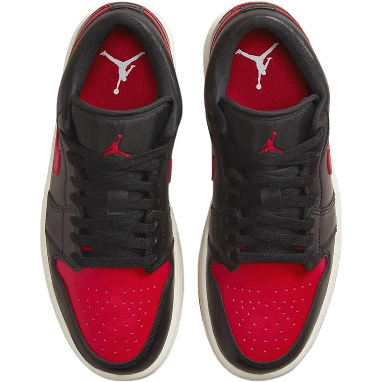Women's Jordan Low Black/Gym Red-Sail (DC0774 061)