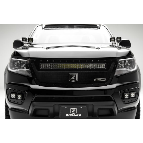 ZROADZ Z322671 Front Bumper Fog Lamp Openings LED Light Mounts 15-17 Colorado Fits select: 2015-2016,2020 CHEVROLET COLORADO