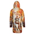 thumbnail image 2 of Happy Thanksgiving Australian Shepherd Give Thanks Fall Beanie Scarf Welcome All Over Print 3D Hooded Duffle Toggle Coat Aussie Dog Lover Gifts - 00020, 2 of 6