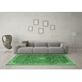 thumbnail image 3 of Ahgly Company Indoor Round Persian Emerald Green Traditional Area Rugs, 5' Round, 3 of 4