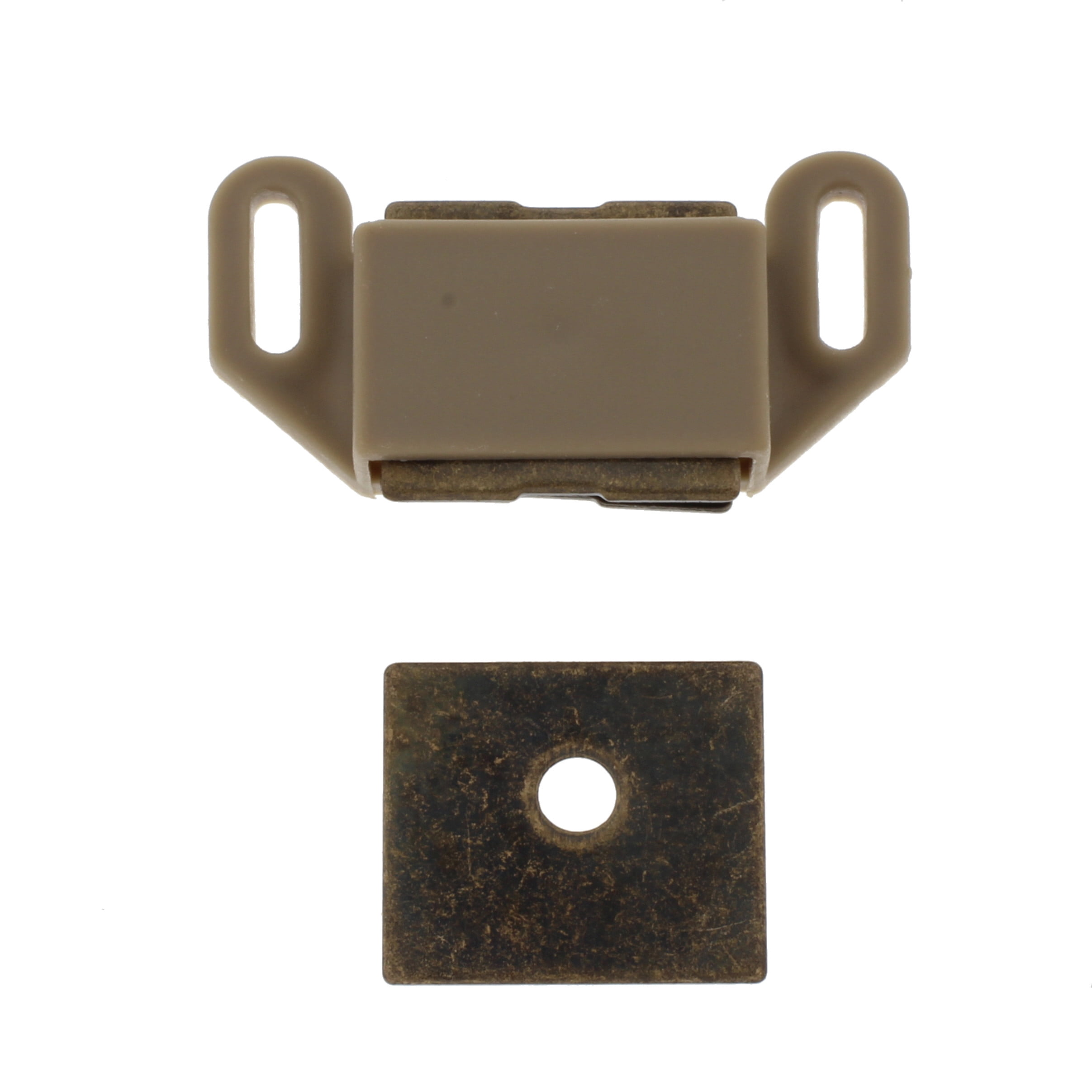 Bulldog Hardware Magnetic Door Catch, Brown, 4 Pack