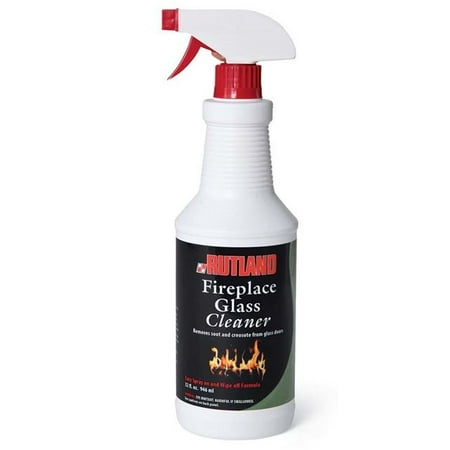 Fireplace glass & Hearth Cleaner-1 Quart (Best Fireplace Glass Cleaner)