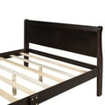 thumbnail image 6 of Queen Size Wood Platform Bed with Headboard No Box Spring Needed Wood Slat Support, 6 of 8