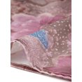 thumbnail image 5 of INSPIRE CHIC Satin Work Blouses for Women's Floral Vintage Cap Sleeve Business Casual Blouse XL Pink, 5 of 6