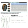 thumbnail image 5 of Men's Quilted Lined Flannel Jackets Thicken Hooded Plaid Shirt Jacket Heavyweight Long Sleeve Button Down Shirts, 5 of 5