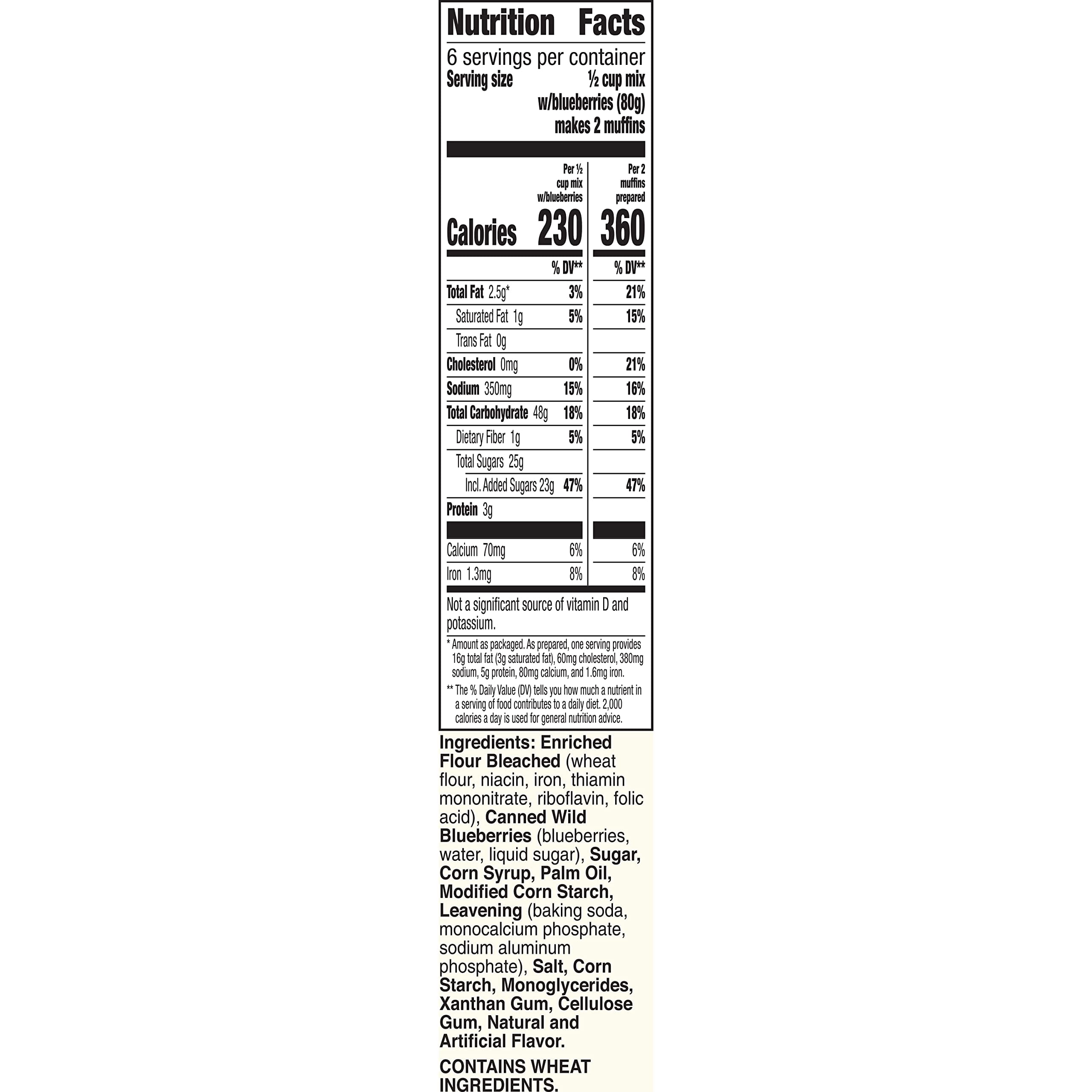 General Mills Betty Crocker  Muffin Mix & Quick Bread Mix, 18.25 oz