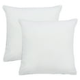 thumbnail image 4 of SAFAVIEH Jovanni Solid Pillow, 22" x 22", Aqua, Set of 2, 4 of 5