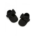 thumbnail image 3 of Newborn Baby Girl Cute Bow Sneakers Anti-Slip Soft Soled Shoe First Walkers, 3 of 6