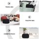 thumbnail image 5 of 1 bolsa para brochas de maquillaje para mujer, portátil, para viaje, 5 of 6