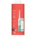 thumbnail image 3 of hum by Colgate Smart Battery Toothbrush Kit, Sonic Toothbrush with Travel Case, Teal, 3 of 5