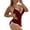 Wine, variant on Tqcoqu Sexy Lace Pajama Sets for Women 2 Piece Knitted Short Sleeve Matching Shorts Pajamas for Lounge Wear,Hot Pink,Women's S-XXL