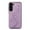 Purple, variant on Feishell Back Case for Samsung Galaxy A16 5G,Embossed Pattern PU Leather Wallet Phone Case with ID Credit Card Slots Shockproof Magnetic Buckle Back Flip Holder Protective Cover,Purple