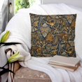 thumbnail image 3 of Pillow Covers 18x18 Set of 2, Boho Floral Throw Pillow Covers Decorative Couch Cushion Cover, Vintage Botanical Paisley Flower Microfiber Soft Square Pillowcases for Bedroom Living Room Sofa, 3 of 7