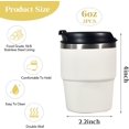 thumbnail image 3 of czcpp-6oz Tasse à Expresso Isolée sous Vide Lot de 2, Tasse à Café Espresso, Verres à Shot Mini en Acier Inoxydable à Double Paroi avec Couvercle, Mini Tasse à Café, 3 of 4